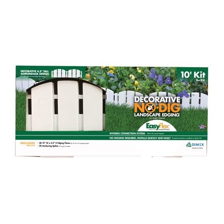 Dimex 10' WHT Deco Edging Kit 3600WT-10-6